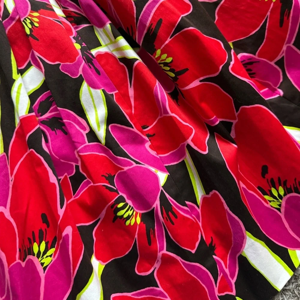 Kate Spade Coreen Cupcake Magenta Floral Preppy Fun Skirt Size 2 - Picture 7 of 11